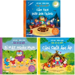 Combo Lớp Học Rừng Xanh Của Cô Cú Mèo: Căn Chòi Ấm Áp - Bí Mật Ngày Mưa - Cắm Trại Dưới Ánh Trăng (3 Cuốn)