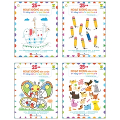 Combo 25++ Hoạt Động Rèn Luyện Trí Sáng Tạo Và Tư Duy Cho Trẻ (Bộ 4 Cuốn)