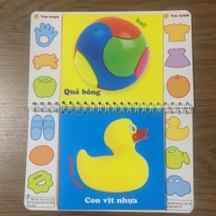 Bộ Tranh Phát Triển Trí Tuệ Cho Bé - Nhận Biết Đồ Vật