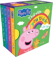 Boxset Peppa Pig: Thư Viện Yêu Thích Của Tớ (Hộp 4 Cuốn)