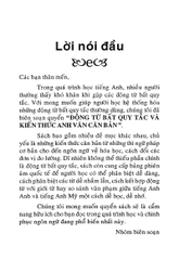 Động Từ Bất Quy Tắc Và Kiến Thức Anh Văn Căn Bản
