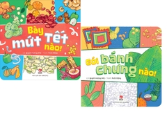 Combo Đón Tết: Gói Bánh Trưng Nào - Bày Mứt Tết Nào (2 Cuốn)