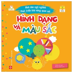 Hình Dán Ngộ Nghĩnh - Phát Triển Khả Năng Quan Sát - Hình Dạng Và Màu Sắc