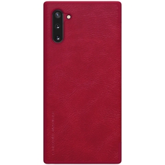 Bao Da Nillkin QIN Cho Samsung Galaxy Note 10 / Note 10 5G (Màu Đỏ)