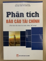 Phân Tích Báo Cáo Tài Chính - PGS. TS. Nguyễn Ngọc Quang