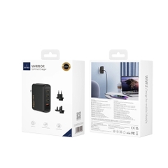 Củ Sạc Nhanh WiWU WARRIORS 100W QC+PD GAN WI-U022W 1A+3C - Hàng Chính Hãng