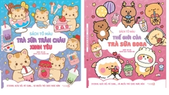 Combo Sách Tô Màu Trà Sữa Boba: Thế Giới Của Trà Sữa Boba, Trà Sữa Trân Châu Xinh Yêu (02 Cuốn)