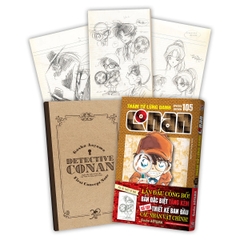 Thám Tử Lừng Danh Conan: Tập 105 - Bản Đặc Biệt - Tặng Kèm Sổ Tay Thiết Kế Tạo Hình Nhân Vật (Số Lượng Có Hạn)
