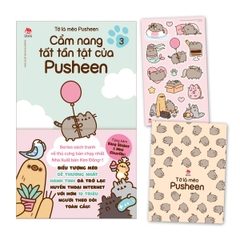 Tớ Là Mèo Pusheen: Tập 3 - Cẩm Nang Tất Tần Tật Của Pusheen - Tặng Kèm Bảng Sticker, Mini Clearfile (Số Lượng Có Hạn)