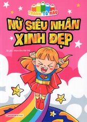 Tranh Tô Màu - Nữ Siêu Nhân Xinh Đẹp