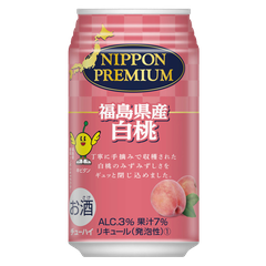 [Vị Đào] Fukushima Prefecture White Peach Fruit Wine NIPPON PREMIUM