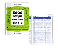 Sách 5000 Từ Vựng Tiếng Trung HSK 1 – 6 NHT Books