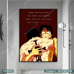Tranh Hỏa Quyền Ace Luffy