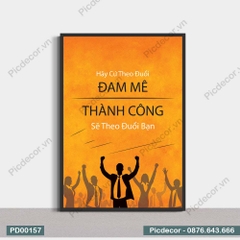 Tranh Động Lực Theo Đuổi Đam Mê