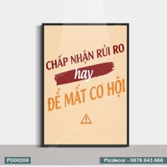 Tranh Động Lực Chấp Nhận Rủi Do Hay Để Mất Cơ Hội