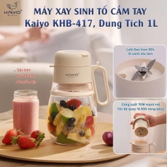 Máy xay sinh tố cầm tay Kaiyo, model KHB-417, dung tích 1000ml, màu trắng be [mã KHB-4175]