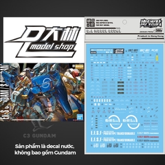 DECAL NƯỚC DALIN D.L MODEL MG 1/100 EX-S GUNDAM