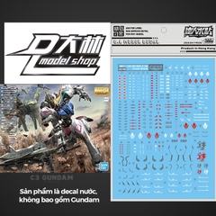 DECAL NƯỚC DALIN D.L MODEL MG 1/100 BARBATOS