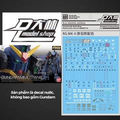 DECAL NƯỚC DALIN D.L MODEL RG RX-178 MKII TITAN