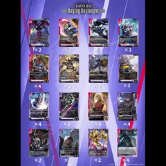 Thẻ Bài Gundam Card Game: [ST12] Starter Deck 12: Raging Onslaught [ENG]