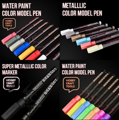 BÚT SƠN VẼ MÔ HÌNH GUNDAM CAO CẤP ĐẦU LÔNG GUNDAM MARKER HOBBY MIO TOOL METALLIC COLOR - MÀU KIM LOẠI