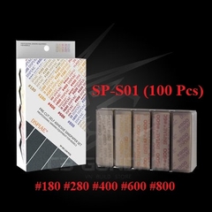 DỤNG CỤ MÔ HÌNH GUNDAM GIẤY CHÀ NHÁM DSPIAE 3MM SP-S01 SP-S02 (100PCS) 75x25mm #180 #280 #400 #600 #800#1000 #1200 #1500 #2000 #2500