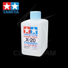 DUNG DỊCH PHA SƠN TAMIYA X20 ENAMEL THINNER - DUNG MÔI PHA SƠN GỐC DẦU X20 40ML-250ML