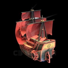 ONEPIECE GRANDSHIP COLLECTION 06 Nine Snake Pirate Ship