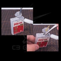 DỤNG CỤ MÔ HÌNH GUNDAM HOBBY MIO CÁN DAO ĐA NĂNG HMK-08 LƯỠI DAO GỌT NHỰA THỪA CARBON KNIFE BLADE 1710 1711 (30 PCS) BỘ DAO GỌT LƯỠI NHỎ HMK-01R HMK-01B HMK-03K HMK-03G