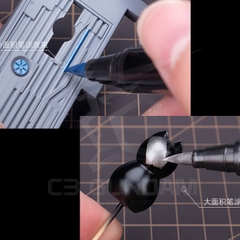 BÚT SƠN VẼ MÔ HÌNH GUNDAM CAO CẤP ĐẦU LÔNG GUNDAM MARKER HOBBY MIO TOOL METALLIC COLOR - MÀU KIM LOẠI