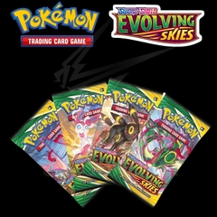 Thẻ Bài Pokemon TCG Sword & Shield SWSH07 Evolving Skies Booster Pack - Hàng Chính Hãng Mỹ - Nintendo