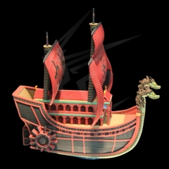 ONEPIECE GRANDSHIP COLLECTION 06 Nine Snake Pirate Ship