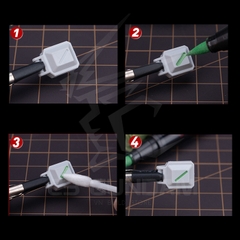 BÚT SƠN VẼ MÔ HÌNH GUNDAM CAO CẤP ĐẦU LÔNG GUNDAM MARKER HOBBY MIO TOOL METALLIC COLOR - MÀU KIM LOẠI