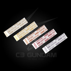 DỤNG CỤ MÔ HÌNH GUNDAM GIẤY CHÀ NHÁM DSPIAE 3MM SP-S01 SP-S02 (100PCS) 75x25mm #180 #280 #400 #600 #800#1000 #1200 #1500 #2000 #2500
