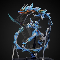 MOTOR NUCLEAR MNP-XH03 AZURE DRAGON AOBING BLUE DRAGON HIRM METAL FRAME MODEL KIT