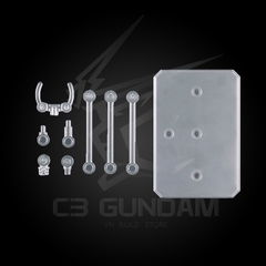 ĐẾ ACTION BASE 06 [CLEAR COLOR] BANDAI 30MM-HG-RG GIÁ ĐỠ MÔ HÌNH GUNDAM