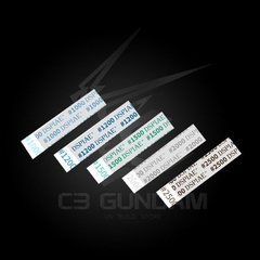 DỤNG CỤ MÔ HÌNH GUNDAM GIẤY CHÀ NHÁM DSPIAE 3MM SP-S01 SP-S02 (100PCS) 75x25mm #180 #280 #400 #600 #800#1000 #1200 #1500 #2000 #2500