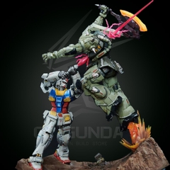 BN FIGURE DX RX-78-2 GUNDAM VS MS-06F ZAKU II