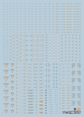 DECAL NƯỚC EVO RG 1/144 DETAIL RB02