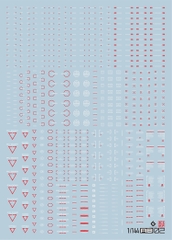 DECAL NƯỚC EVO RG 1/144 DETAIL RB02