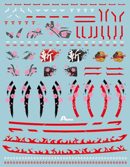 DECAL NƯỚC HIRM ASTRAY RED FRAME