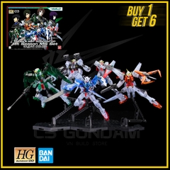 HG00 1/144 MOBILE SUIT GUNDAM 00 1ST SEASON MS SET [CLEAR COLOR]