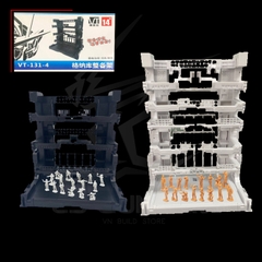 ĐẾ BASE MÔ HÌNH MS CAGE GRAY COLOR FOR HG RG MG GUNDAM VT-131-3-4