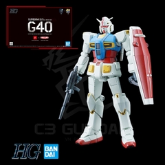 HGUC 1/144 GUNDAM G40 INDUSTRIAL DESIGN VER (Gunpla's 40th anniversary)