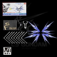 PHỤ KIỆN MÔ HÌNH GUNDAM RG 1/144 EFFECT WING OF THE SKIES & BASE FOR RG STRIKE FREEDOM GUNDAM