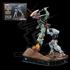 BN FIGURE DX RX-78-2 GUNDAM VS MS-06F ZAKU II