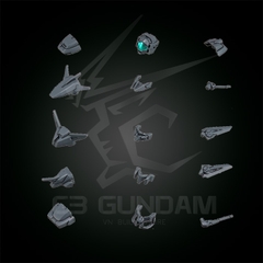 HGBC 30MM 1/144 W-14 OPTION PARTS SET 6 (CUSTOMIZE HEADS A) CUSTOM PART