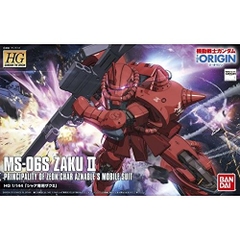 HGGTO 001 1/144 MS-06S CHAR ZAKU II GUNDAM THE ORIGIN