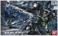 HGT 1/144 MS-06 ZAKUII + BIG GUN SET