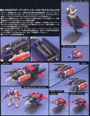 HGUC 050 1/144 G-ARMOR - G-FIGHTER + RX-78-2 GUNDAM